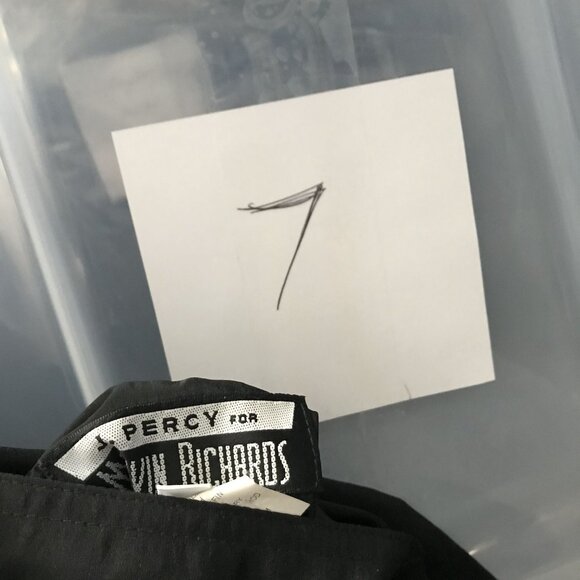 VTG Y2K Marvin Richards Reversible Teddy Bear Winter Coat Black Womens M - Picture 11 of 11